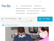 Tablet Screenshot of capalbodentalgroup.com